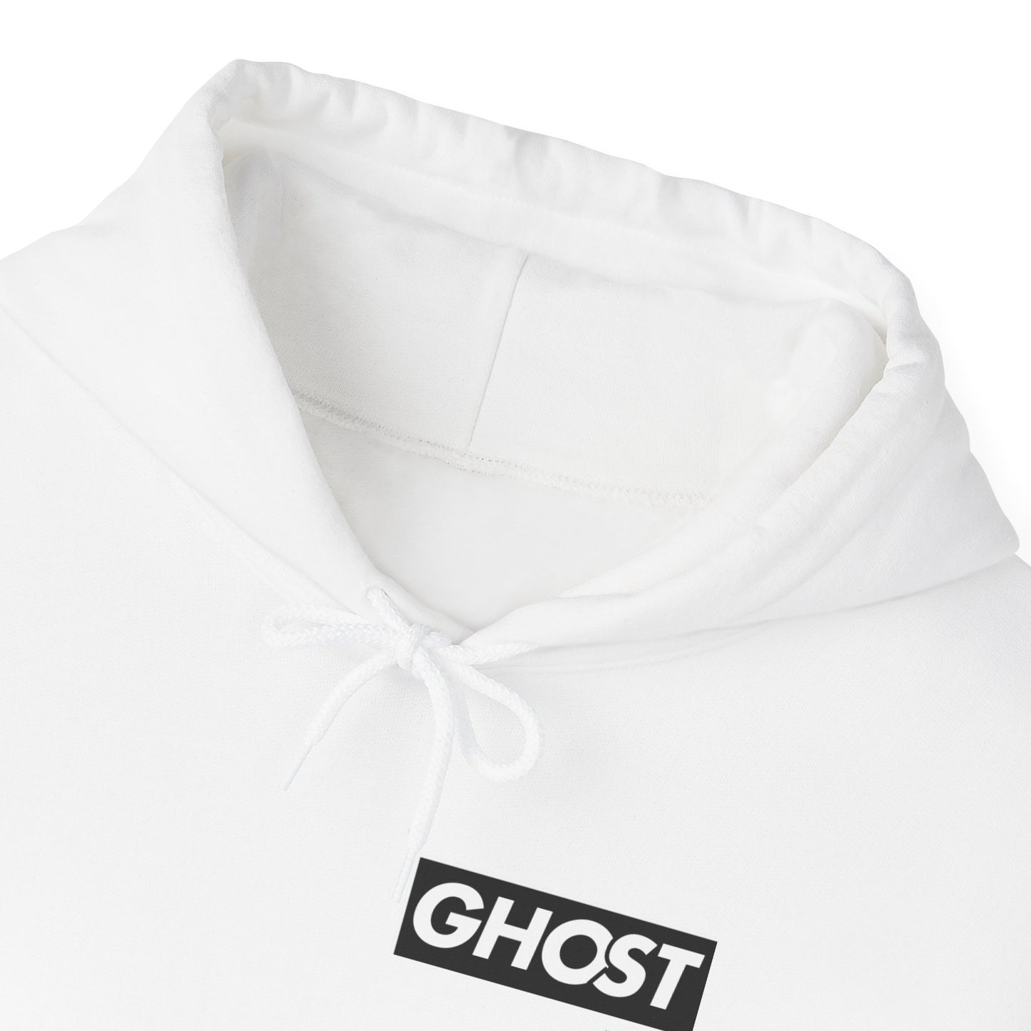 "Box Logo" White Hoodie