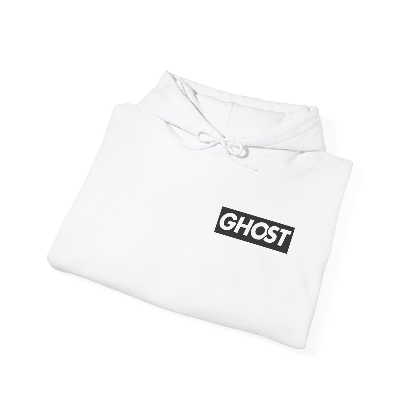 "Box Logo" White Hoodie