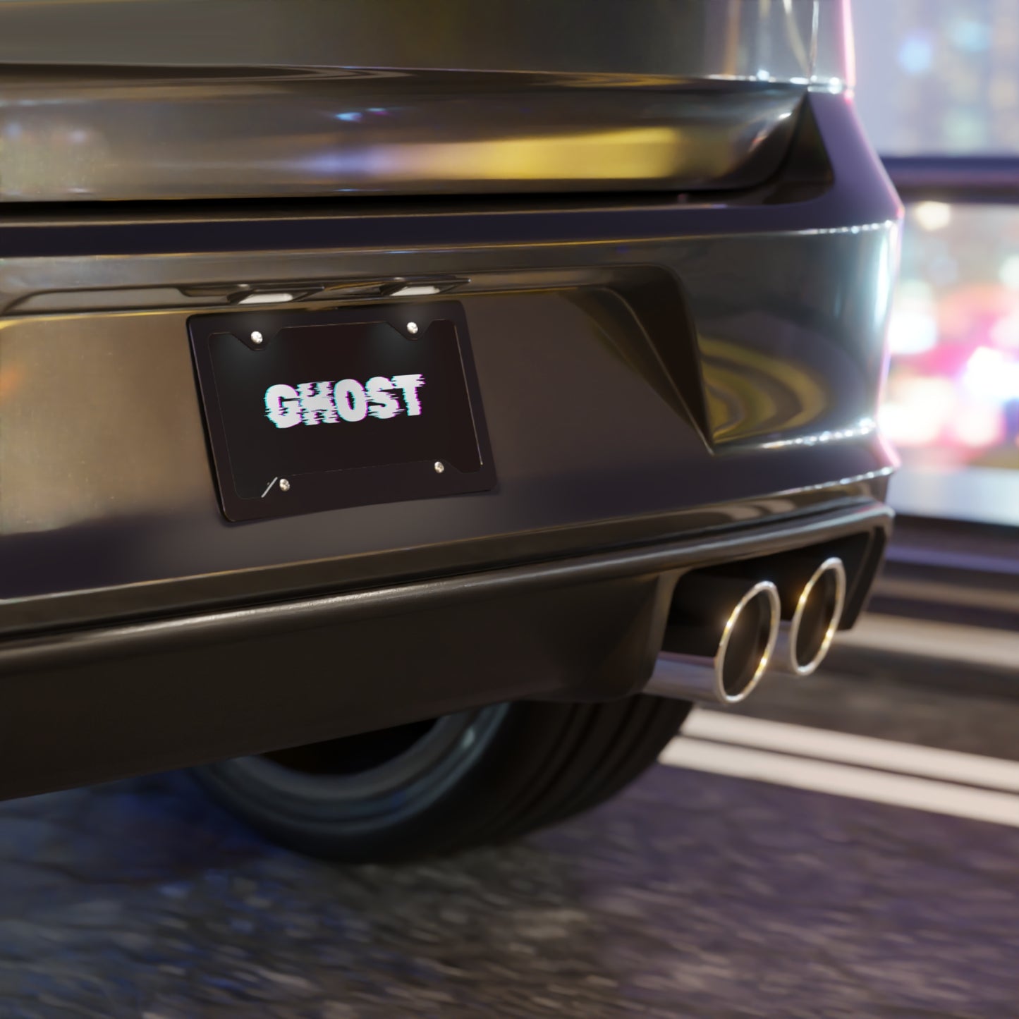 "GHOST" Vanity Plate