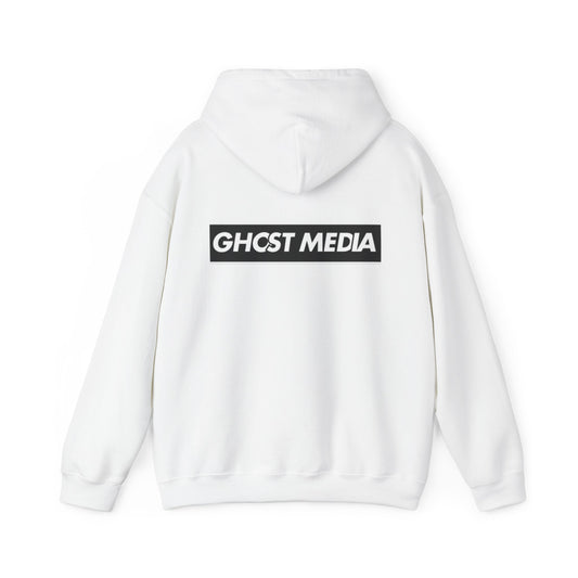 "Box Logo" White Hoodie