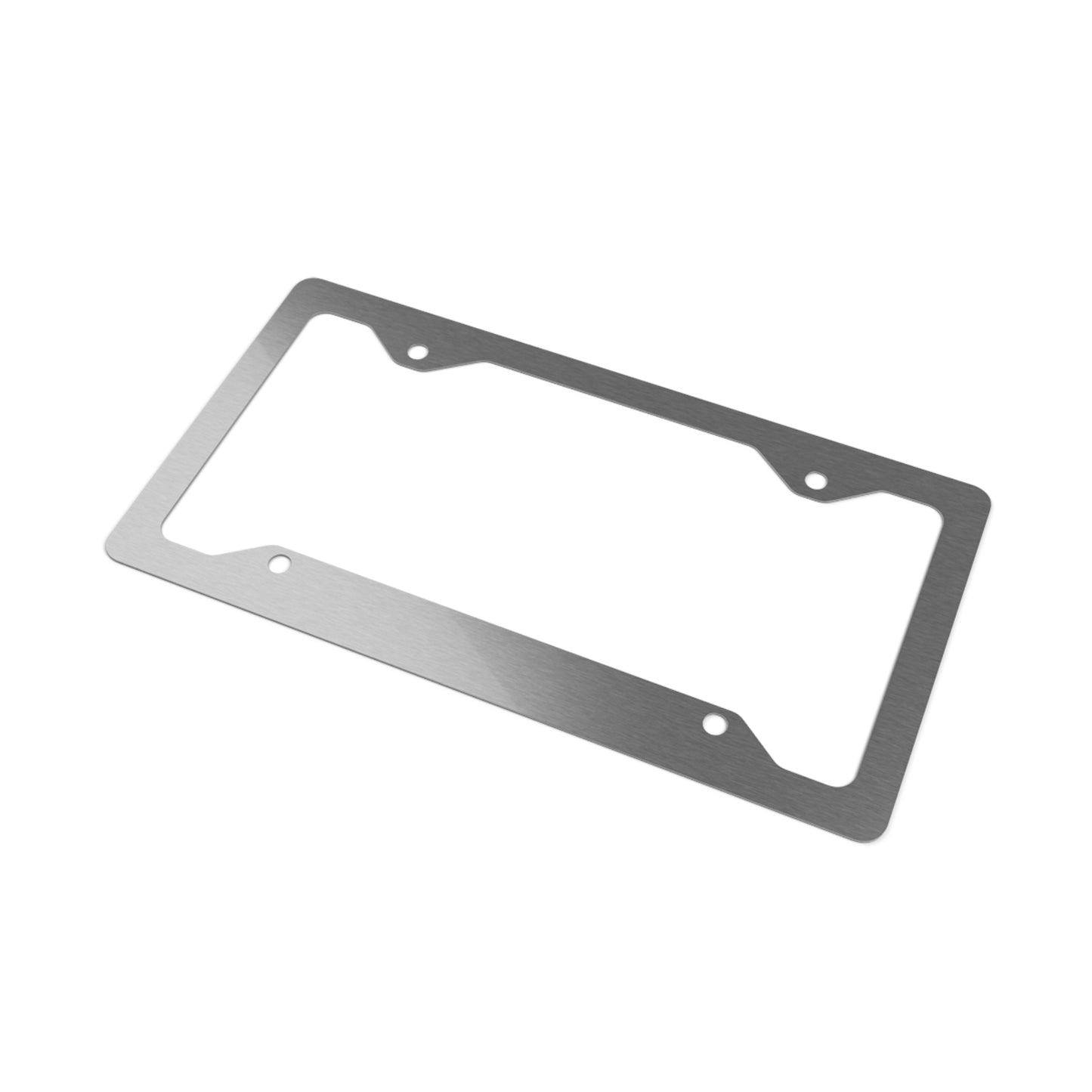 "Ghost Media" Metal License Plate Frame