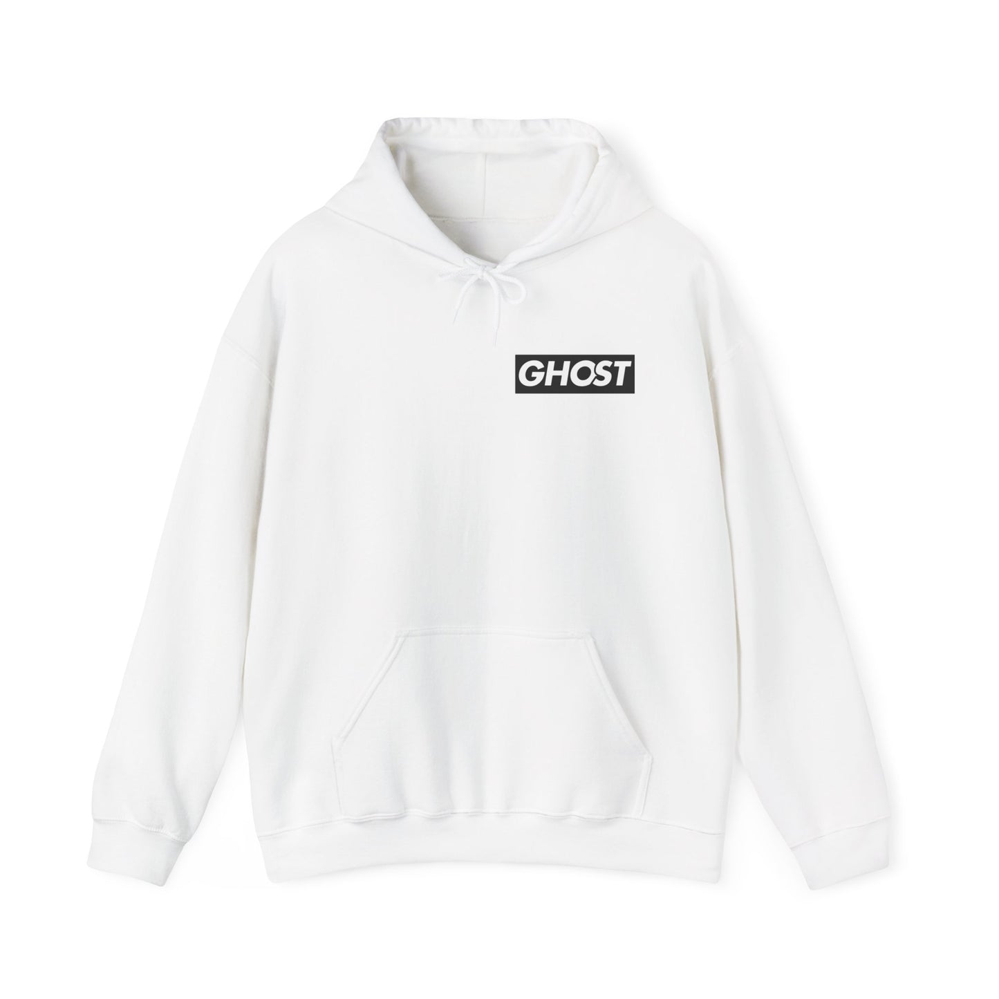 "Box Logo" White Hoodie