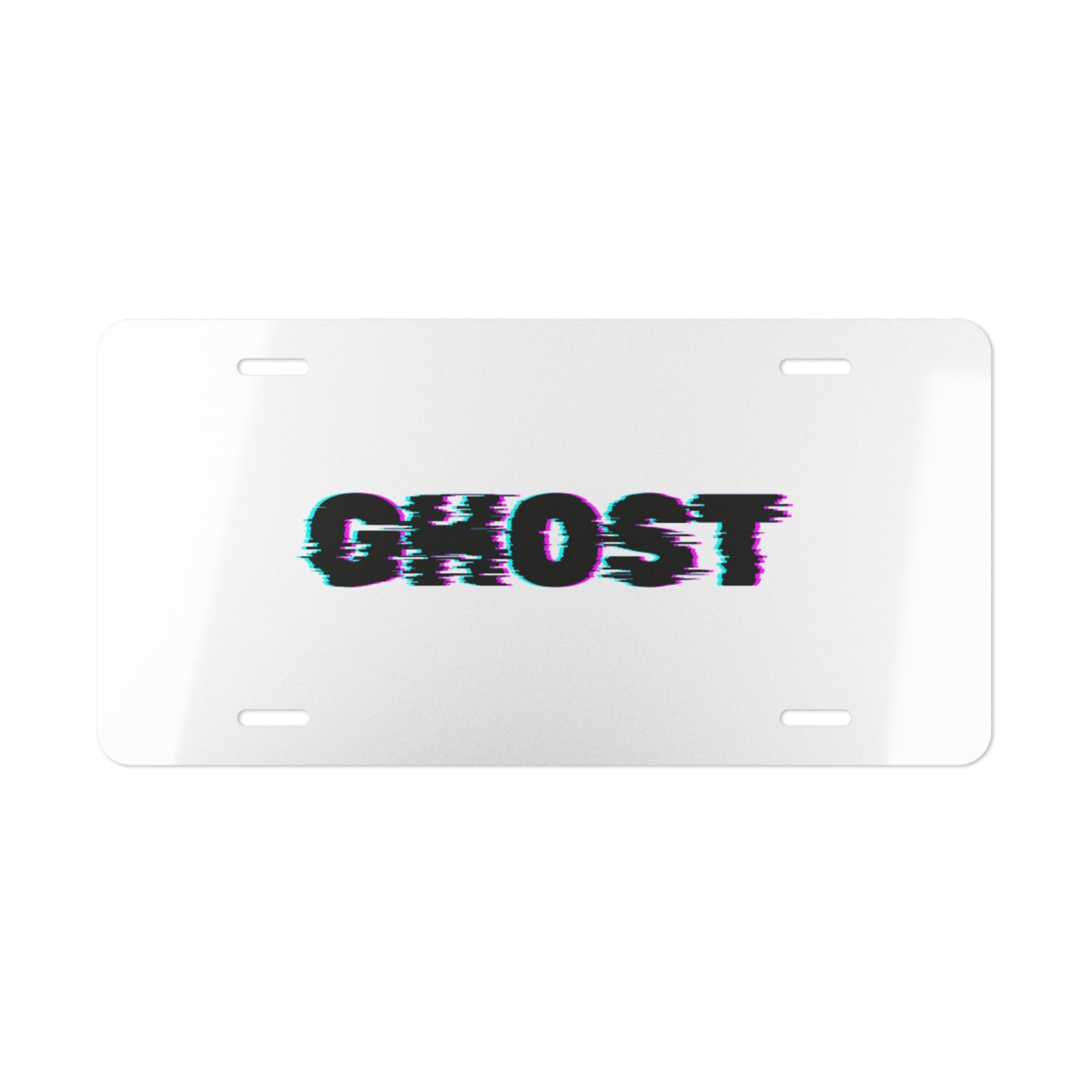 "GHOST" Vanity Plate
